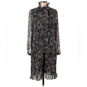 Tory Burch Paisley Bird Print Midi Dress